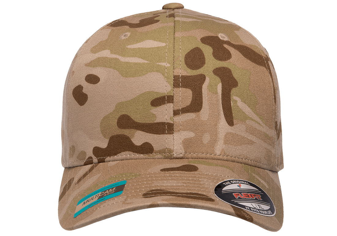 Your Embroidered Medal Patch on a Flexfit Ball Cap