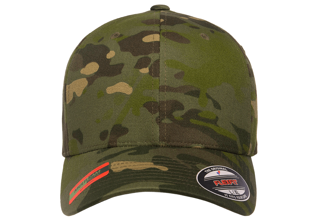 Your Embroidered Medal Patch on a Flexfit Ball Cap