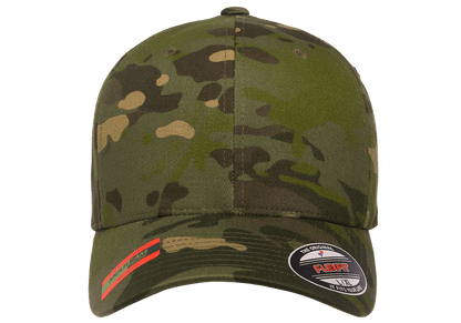 Your Embroidered Medal Patch on a Flexfit Ball Cap